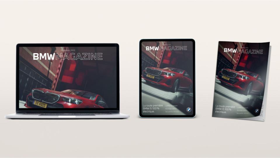 CONSULTEZ DÈS À PRÉSENT LA NOUVELLE ÉDITION DU BMW MAGAZINE.